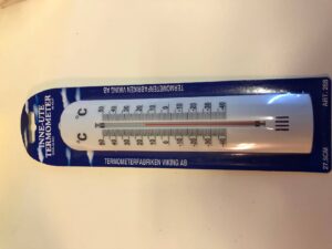 Termometer inomhus/utomhus Termometerfabriken Viking