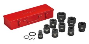 13 delars krafthylssats med 1'' fyrkantsfäste Teng Tools 9113