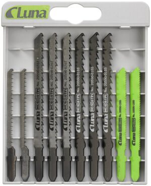 10 delars sticksågblad sats Luna