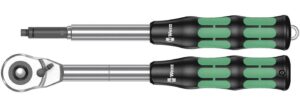 Spärrhandtag med 1/2" fyrkantsfäste. Wera -Zyklop Hybrid Set