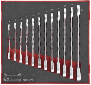 12 delars U-ringspärrnyckelsats. Teng Tools TED6512RS