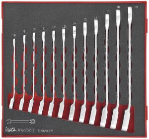 12 delars U-ringspärrnyckelsats. Teng Tools TED6512R