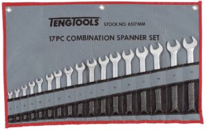 U-ringnycklar i sats Teng Tools 6517MM