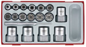 18 delars Sexkantutdragarsats Teng Tools TTBE18