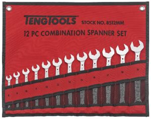 U-ringnycklar i sats Teng Tools 8512MM