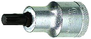 Tolvtandshylsa. Med 1/2" fyrkantsfäste. Gedore INX 19