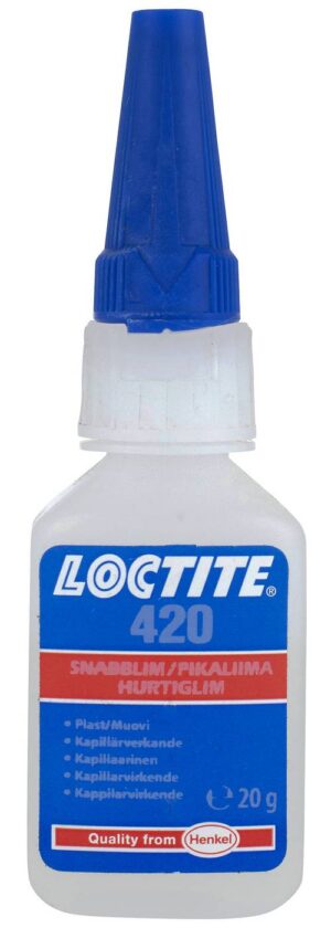 Snabblim Cyanoakrylat Loctite 420