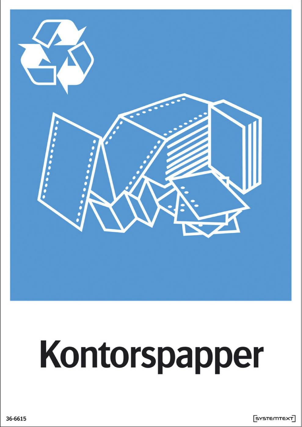 Miljödekal Kontorspapper