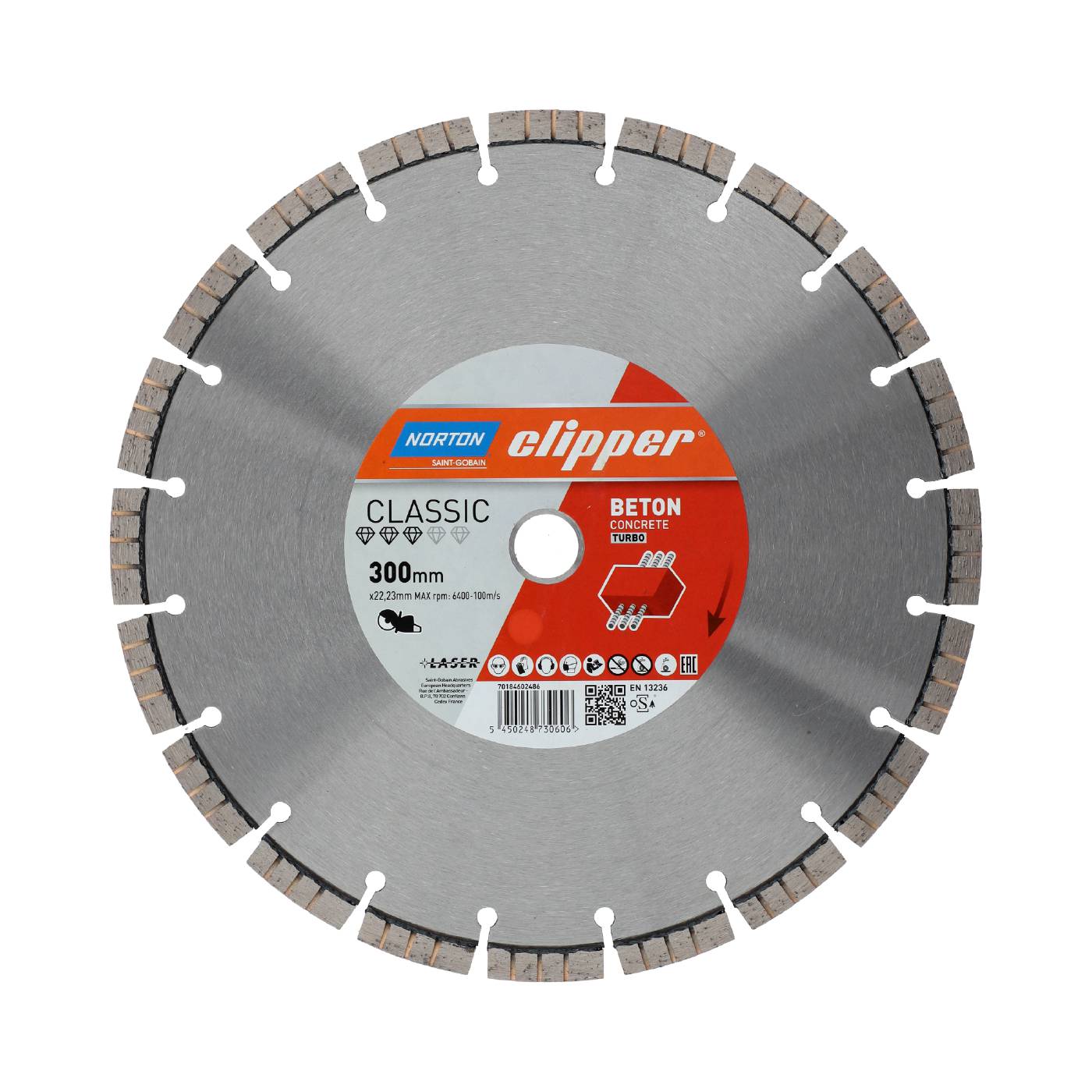Diamantkaplinga Norton Clipper Classic Beton Turbo