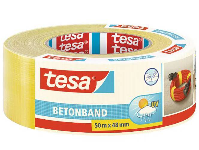 Silvertejp för betong Tesa 4662 – förpackning 50 st