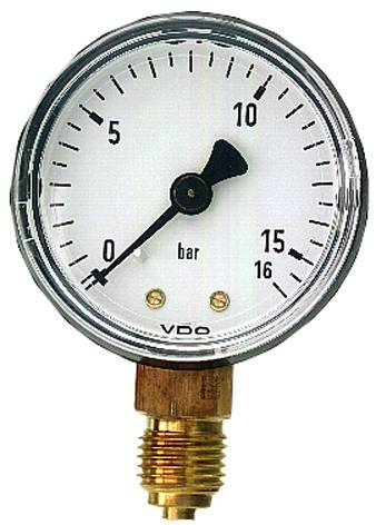Manometer standard med plasthölje OEM