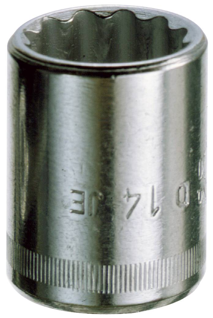 Hylsa. Med 1/4" fyrkantsfäste. Gedore D 20